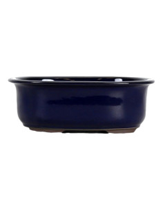 Maceta de Bonsái Ovalada 30*25*8 cm Azul - Japón