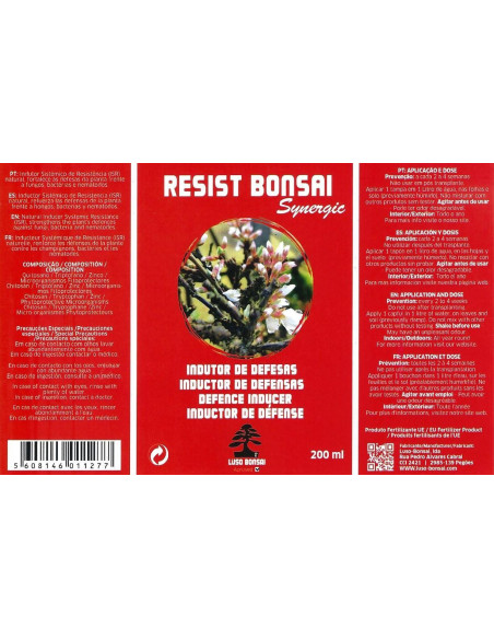 Resist Bonsai Synergic - Bio Indutor de defesas - 200 ml