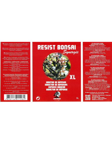 Resist Bonsai Synergic XL - Bio Inductor de defensas - 1 Lt