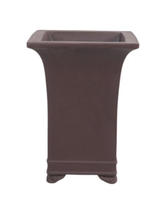 Vaso da Bonsai Cascata 21,5*21,5*29,5 cm Senza Smalto - Yixing
