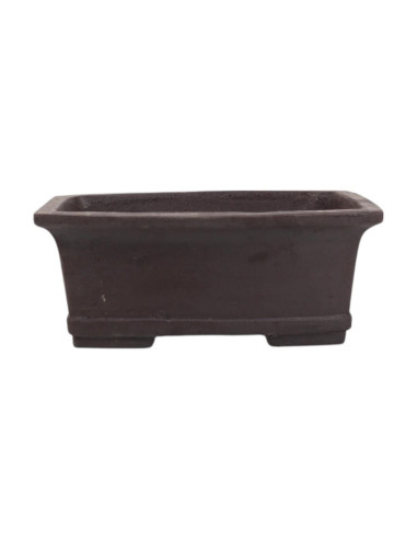 Vase à Bonsai Rectangulaire 19*15*7,5 cm Sans Émail - Yixing