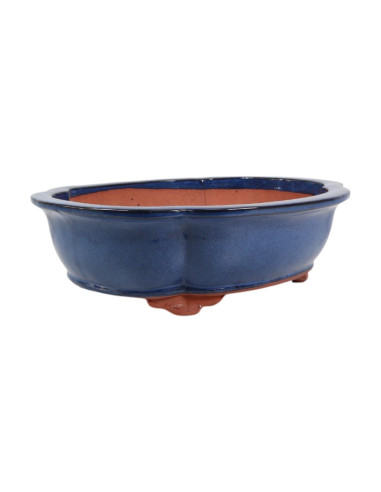 Vaso de Bonsai Retangular 40*33*11 cm Azul – Yixing