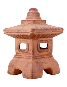 Small Ceramic Lantern - Brown - 21*12*12 cm 2