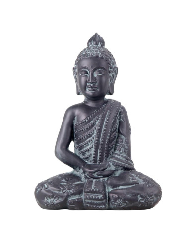 Buddha Ceramico XL "Seduto" - Nero - 51*35*16