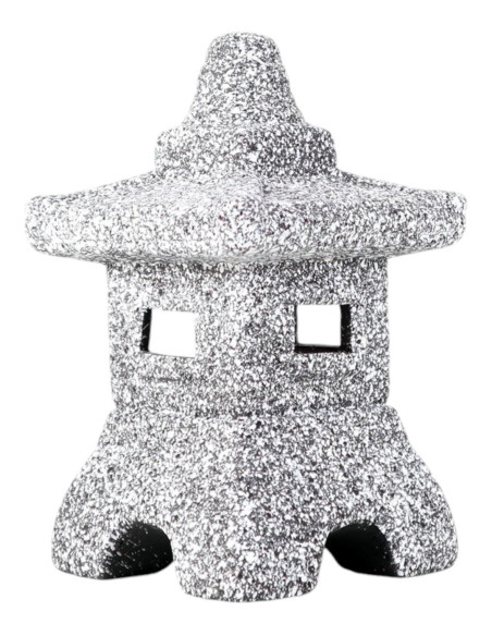 Petite lanterne en céramique - Granite - 21*12*12