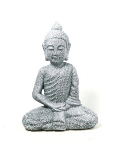 Ceramic Buddha XL "Sitting" - Granite - 51*35*16 cm