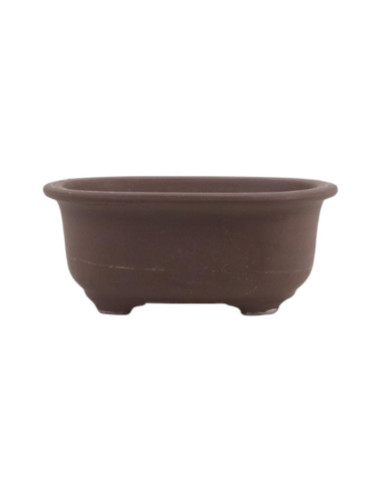 Pot de Bonsai Oval 15.5*12*6.5 cm Without Glazed - Japan