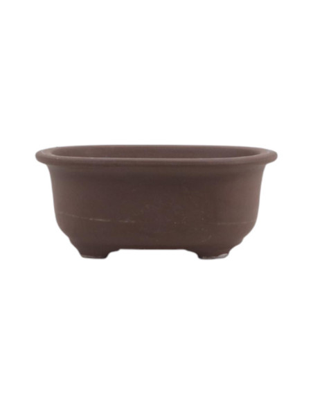 Vaso de Bonsai Oval 15,5*12*6,5 cm Sem Esmalte - Japão