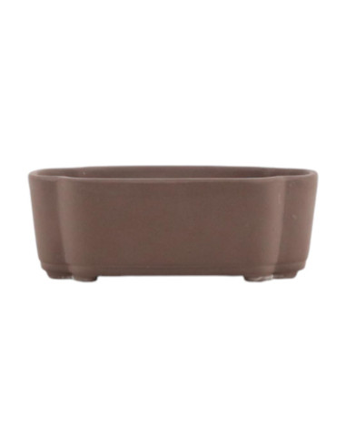 Vaso de Bonsai Oval 18,5*14*6,5 cm Sem Esmalte - Japão