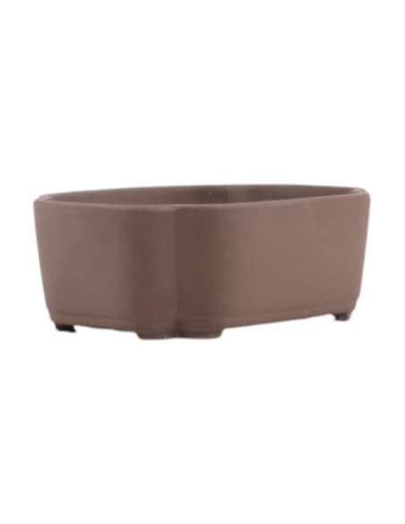 Maceta de Bonsai Oval 18,5*14*6,5 cm Sin Esmalte - Japón