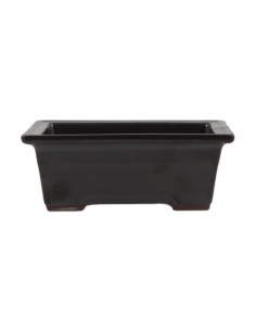 Vaso per Bonsai Rettangolare 19*13,5*7 cm Nero - Giappone