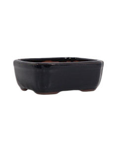 Vaso per Bonsai Mame 13*10*4,5 cm Blu Scuro - Yixing 2