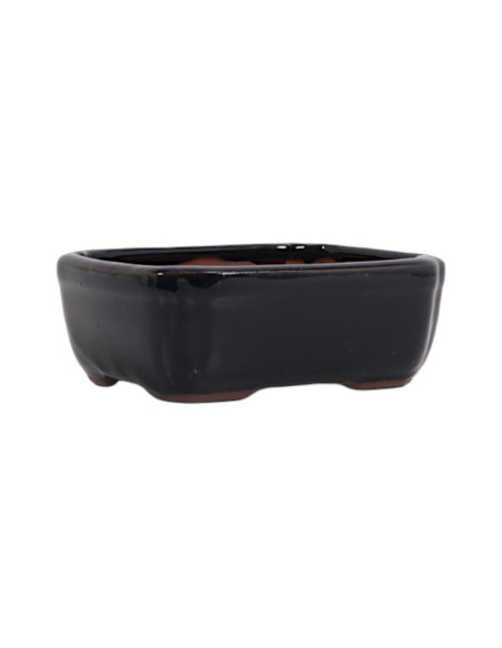 Pot de Bonsai Mame 13*10*4.5 cm Dark Blue - Yixing