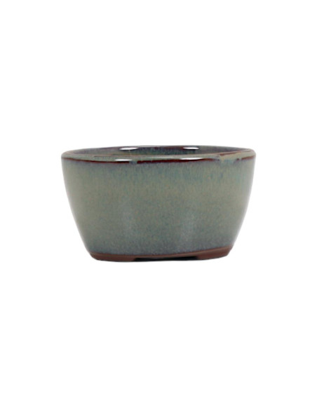 Vaso de Bonsai Mame - Kusamono - 9,5*5 cm Verde – Japão