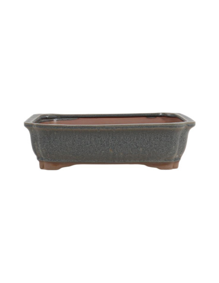 Vaso de Bonsai Rectangular 30,5*25*8 cm Cinza - Yixing