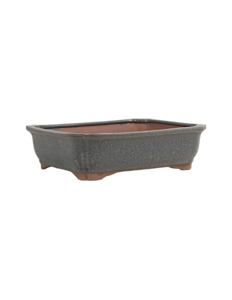 Vaso de Bonsai Rectangular 30,5*25*8 cm Cinza - Yixing
