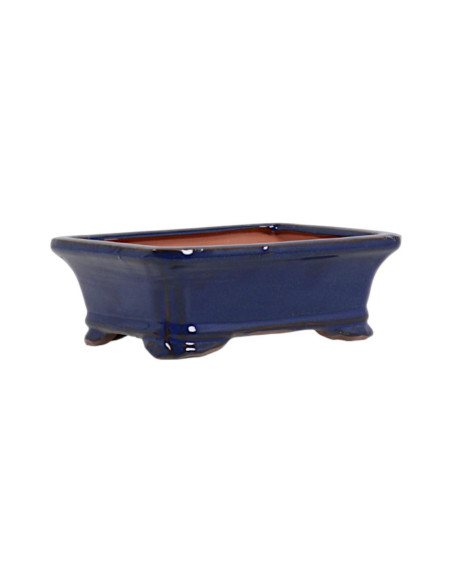 Vaso de Bonsai Rectangular 19*14*6,5 cm Azul - Yixing