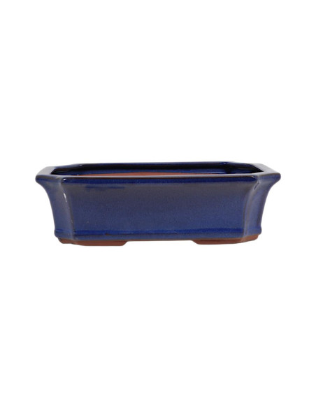 Vaso de Bonsai Rectangular 29*23*10 cm Azul - Yixing