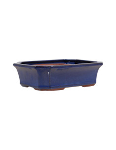 Vase de Bonsai Rectangulaire 29*23*10 cm Bleu - Yixing 2