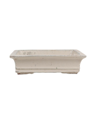 Rectangular Bonsai Pot 35.5*29*10 cm Cream - Yixing