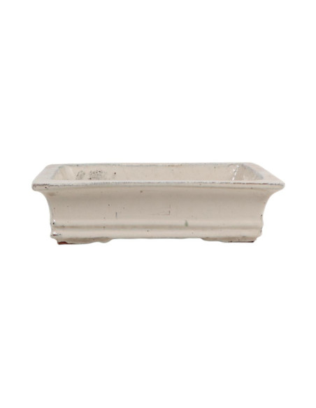 Rectangular Bonsai Pot 35.5*29*10 cm Cream - Yixing