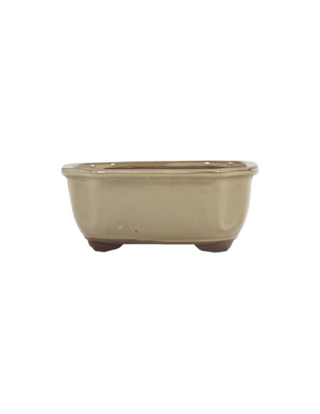 Vaso de Bonsai Oval 16*14*7 cm Creme - Japão