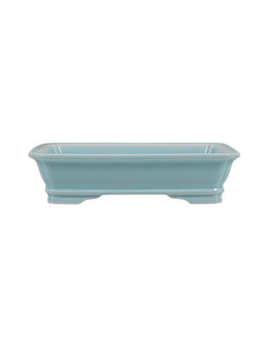 Vase de Bonsai Rectangulaire 22*17*5,5 cm Bleu Clair – Dehua