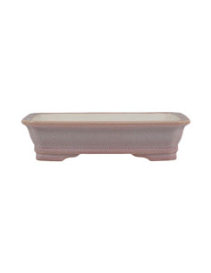 Maceta de Bonsai Rectangular 22*17*5,5 cm Rosa – Dehua