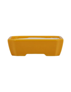 Vaso de Bonsai Retangular 16*13*4,5 cm Amarelo – Dehua