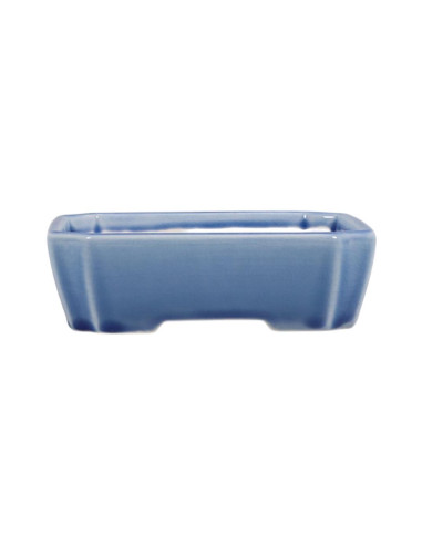 Vaso de Bonsai Retangular 16*13*4,5 cm Azul Craque – Dehua