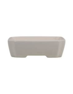 Vaso für Bonsai Rechteckig 16*13*4,5 cm Weiß Craque – Dehua