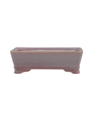 Rechteckiger Bonsai-Topf 18*13,5*5,5 cm Rosa – Dehua