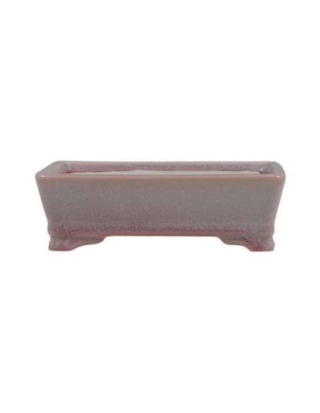 Rechteckiger Bonsai-Topf 18*13,5*5,5 cm Rosa – Dehua