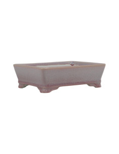 Vase de Bonsai rectangulaire 18*13,5*5,5 cm rose – Dehua 2