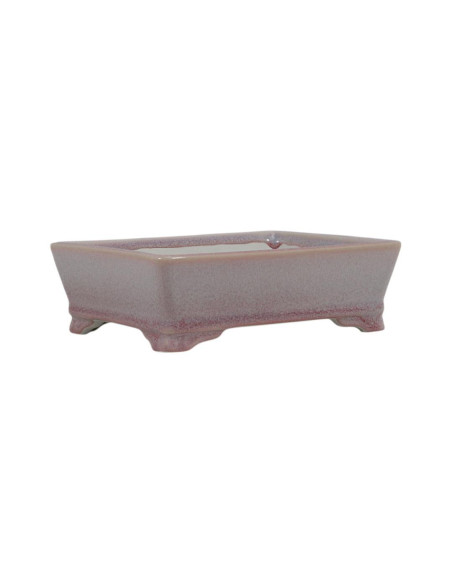 Rechteckiger Bonsai-Topf 18*13,5*5,5 cm Rosa – Dehua