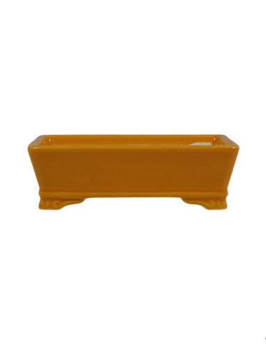 Vaso de Bonsai Retangular 18*13,5*5,5 cm Amarelo – Dehua