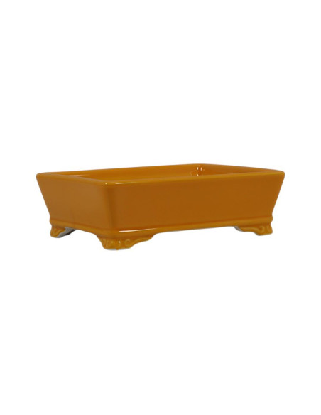 Vaso de Bonsai Retangular 18*13,5*5,5 cm Amarelo – Dehua