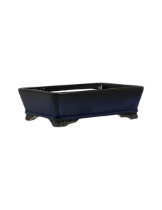 Rechteckiger Bonsai-Topf 18*13,5*5,5 cm Blau – Dehua 2