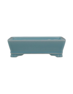 Rechteckiger Bonsai-Topf 18*13,5*5,5 cm Hellblau – Dehua