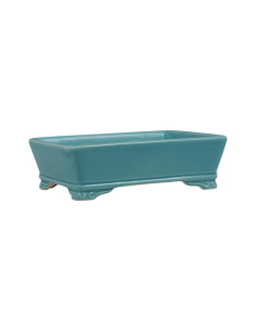 Vaso de Bonsai Retangular 18*13,5*5,5 cm Azul SE – Dehua 2