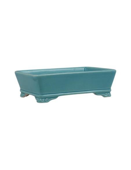 Rechteckiger Bonsai-Topf 18*13,5*5,5 cm Blau SE – Dehua