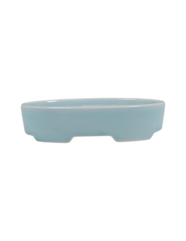 Vaso de Bonsai Oval 15*10*3,5 cm Azul Claro – Dehua