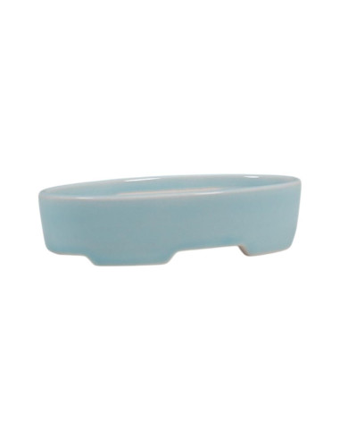 Vaso de Bonsai Oval 15*10*3,5 cm Azul Claro – Dehua