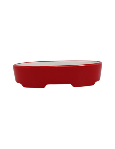 Vaso de Bonsai Oval 15*10*3,5 cm Vermelho – Dehua