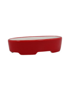 Vaso de Bonsai Oval 15*10*3,5 cm Vermelho – Dehua 2