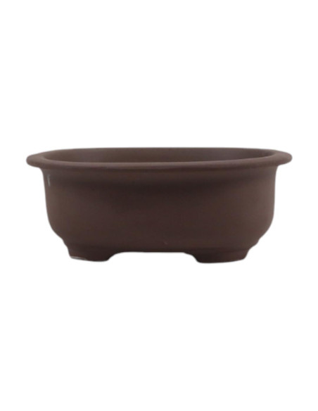 Vaso di Bonsai Ovale 18*15*6,6 cm Senza Smalto - Giappone