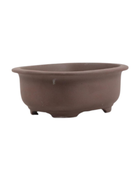 Vaso de Bonsai Oval 18*15*6,6 cm Sem Esmalte - Japão