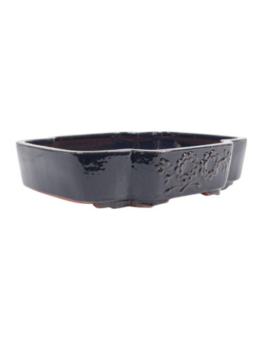 Pot of Bonsai Oval 35*29.5*7.5 cm Blue - Yixing