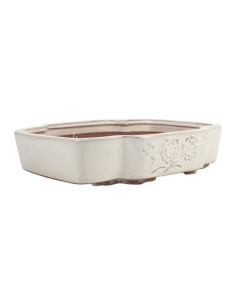 Pot de Bonsai Oval 35*29.5*7.5 cm Cream - Yixing 2