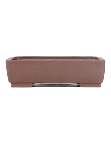 Vase de Bonsai Rectangulaire 20*15*6 cm Sans Émaillé - Yixing